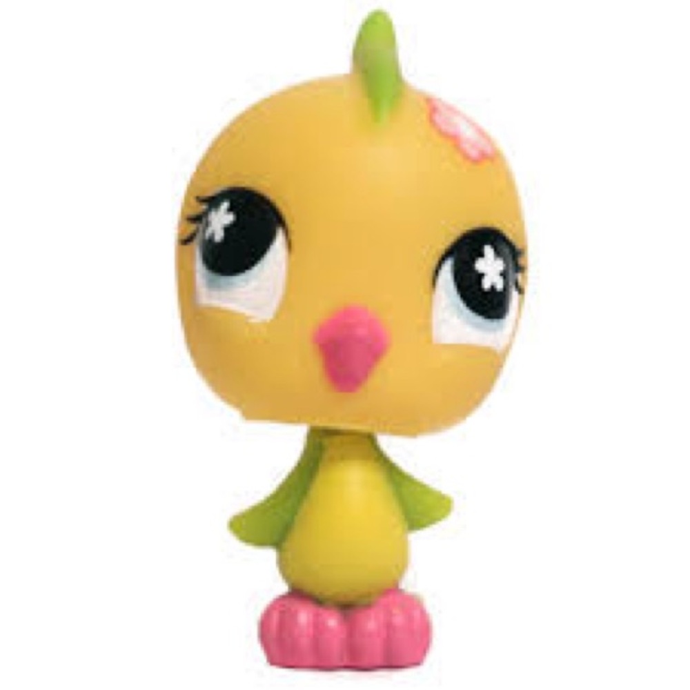 Littlest Pet Shop Parakeet # 595 Parakeet 2004  Hasbro